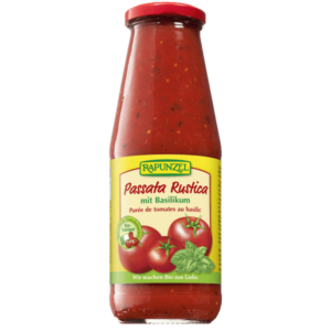 pasata paradižnik z baziliko Rapunzel, 680g